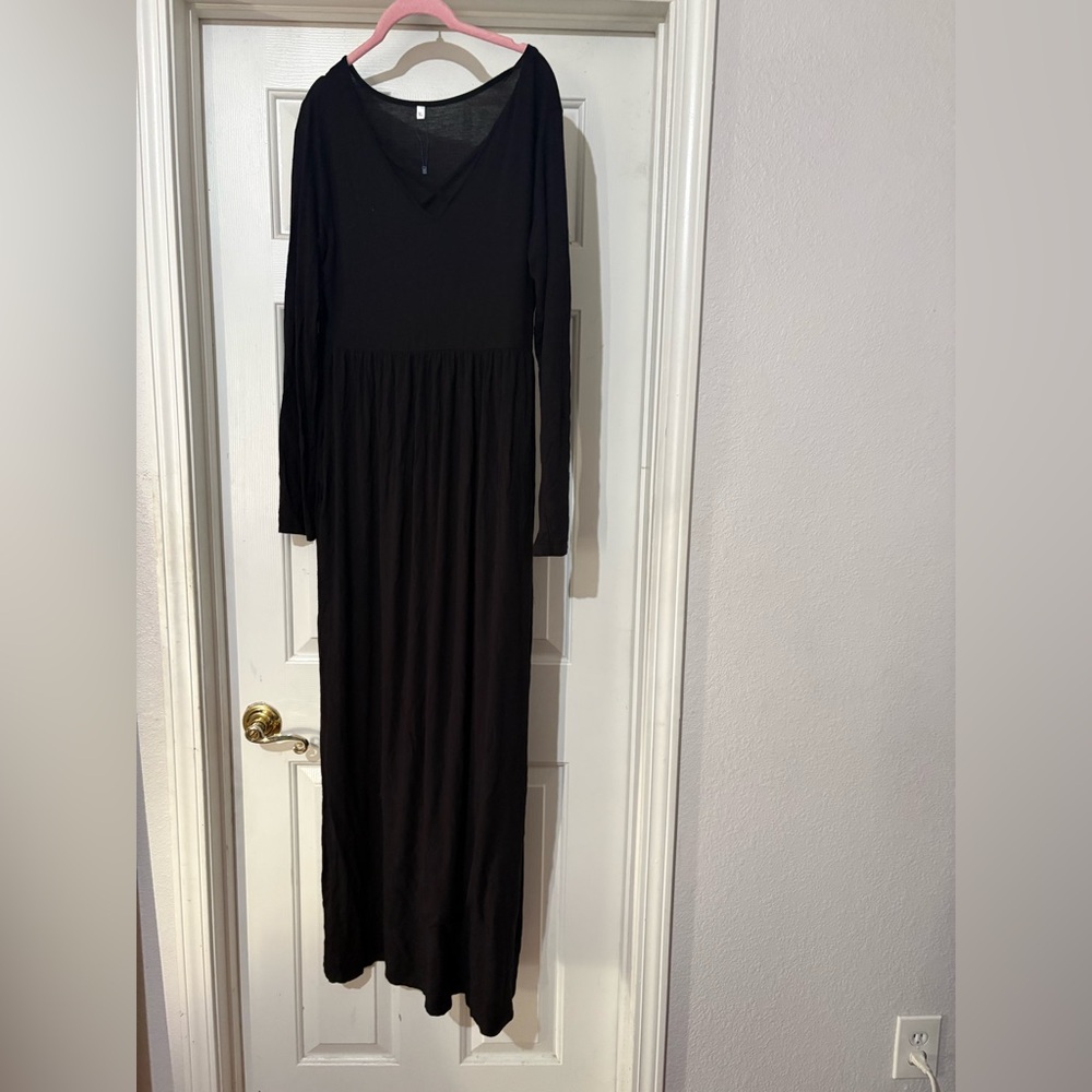 Amazon Essentials Black Long Sleeve Dress